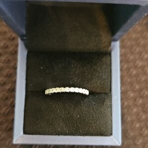 Stunning Sterling Silver 925 Stamped Women's Dainty CZ Ring. Size 7